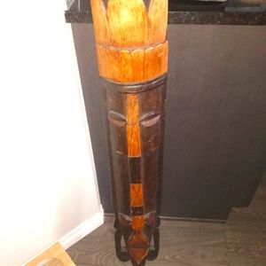 Large wooden wall decoration